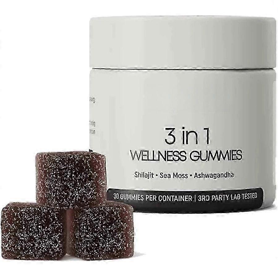 2025 Nutrition Gels & Chews Cured 3 in 1 Gummies Cured Shilajit Gummies for Men