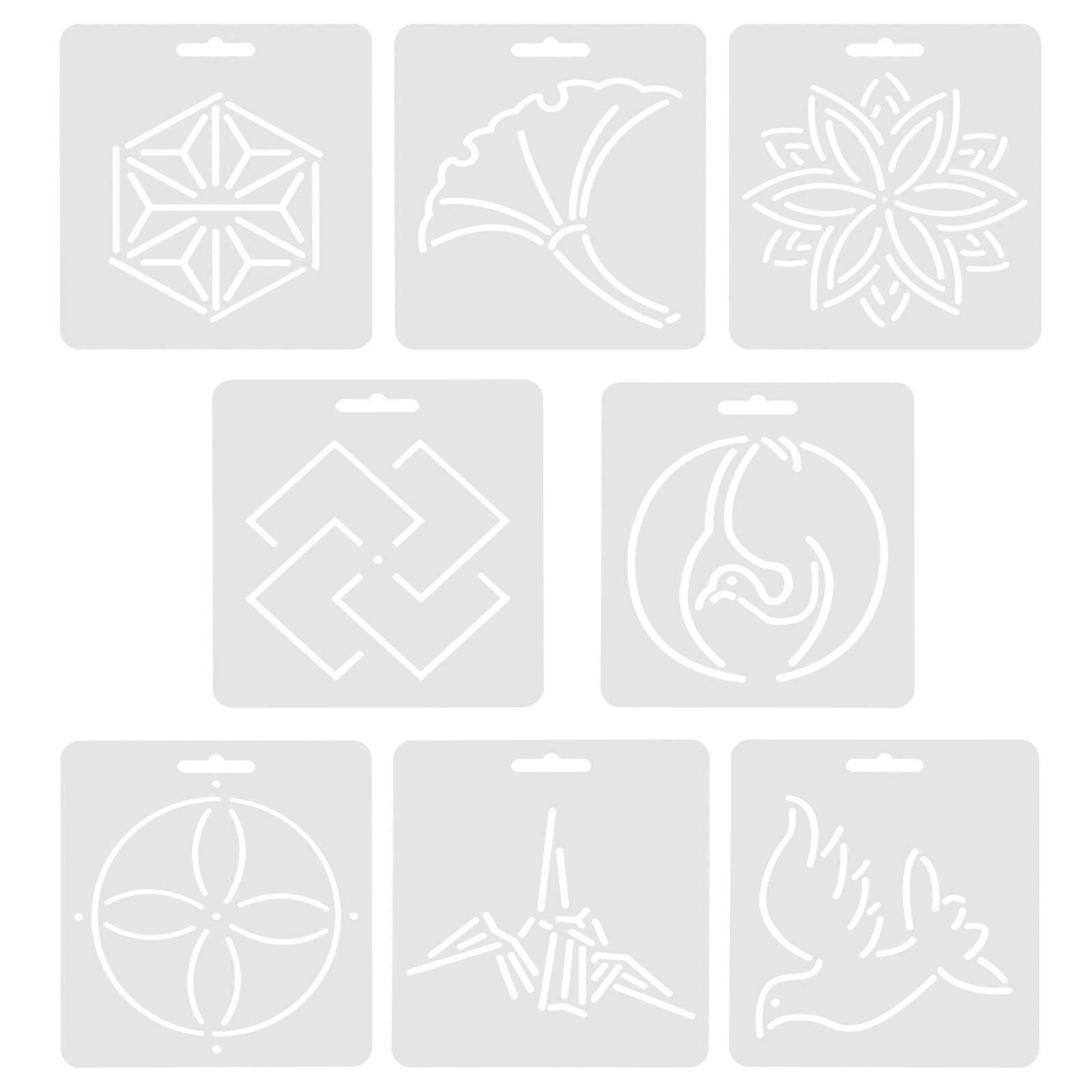 DIY Fabric Sewing Ruler for Patchwork Quilting 16Pcs Transparent Set