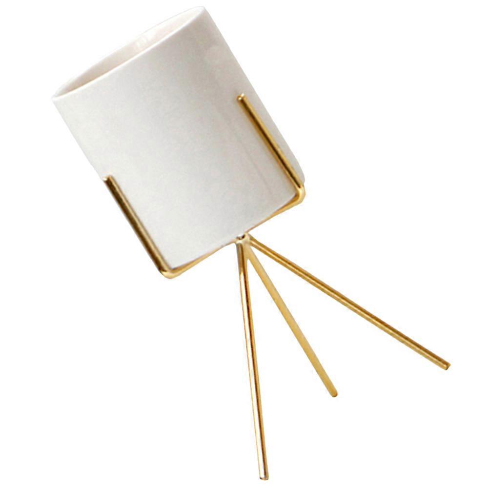 Chopstick Holder 2Pcs Ceramic Cutlery Storage For Dining Table Occasion Square Base Simple Style Ideal For Utensil Organization