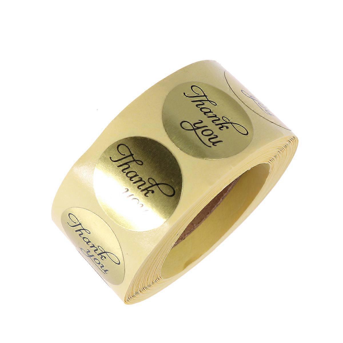 Sticker Roll For Bakery Packaging Cookie Bags 6.8x3cm Adhesive Decoration 1 Roll