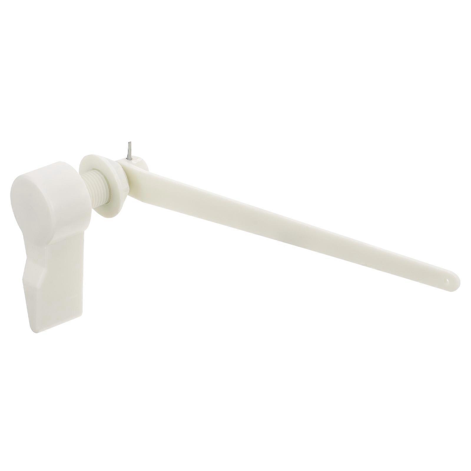 2Pcs Toilet Flush Lever For Front Mount Type Home Use 19.5x7cm Easy Install Plastic Handle