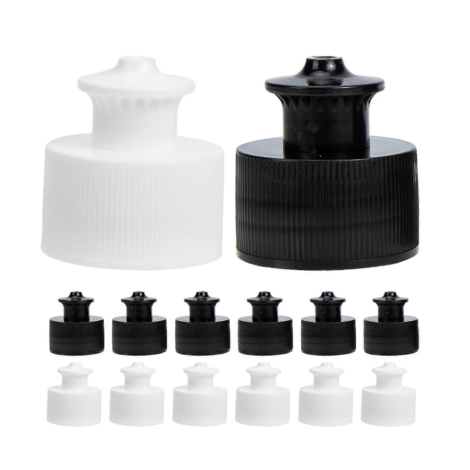 Sports Water Bottle Caps Plastic Push Pull Portable 80Pcs Replacement
