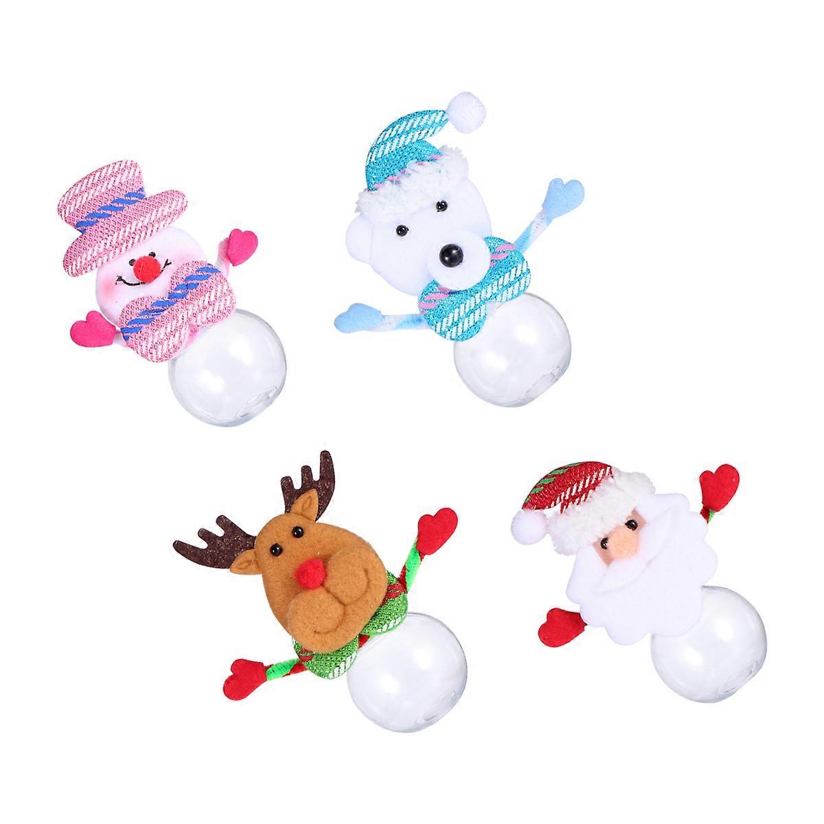 Christmas Storage Jar Portable Candy Can for Storage 12Pcs Pack