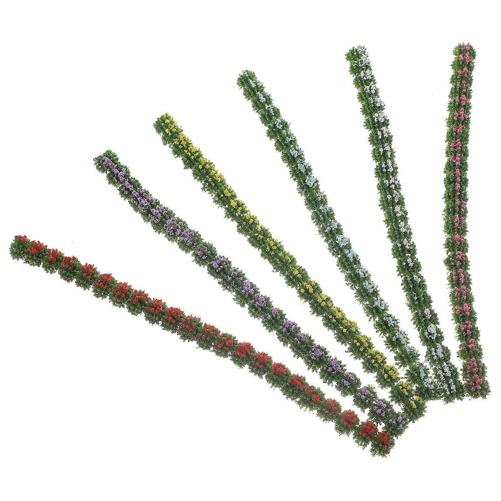 Simulation Shrub Cluster Set for 24Pcs Miniature Landscape Scenes