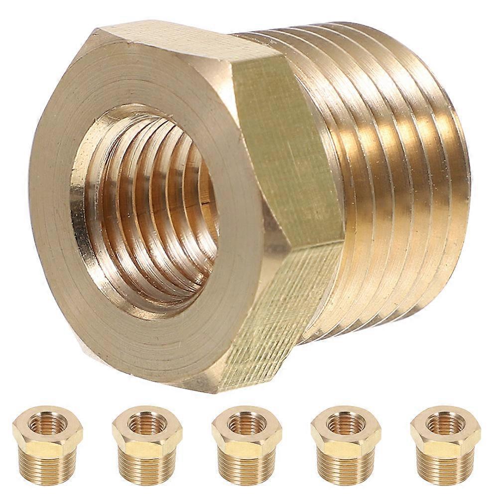 Copper Hose Reducer Bushing Hexagonal Adapter for Pipe 18Pcs Kit