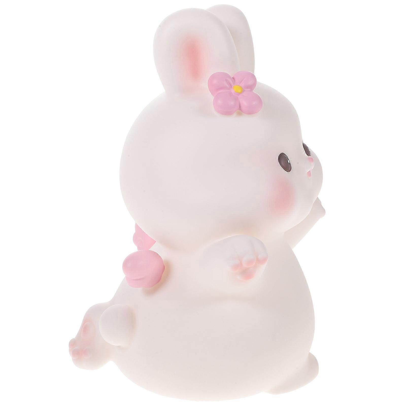Rabbit Shaped Saving Pot Saving Bank for Kids Desktop 5Pcs Collection