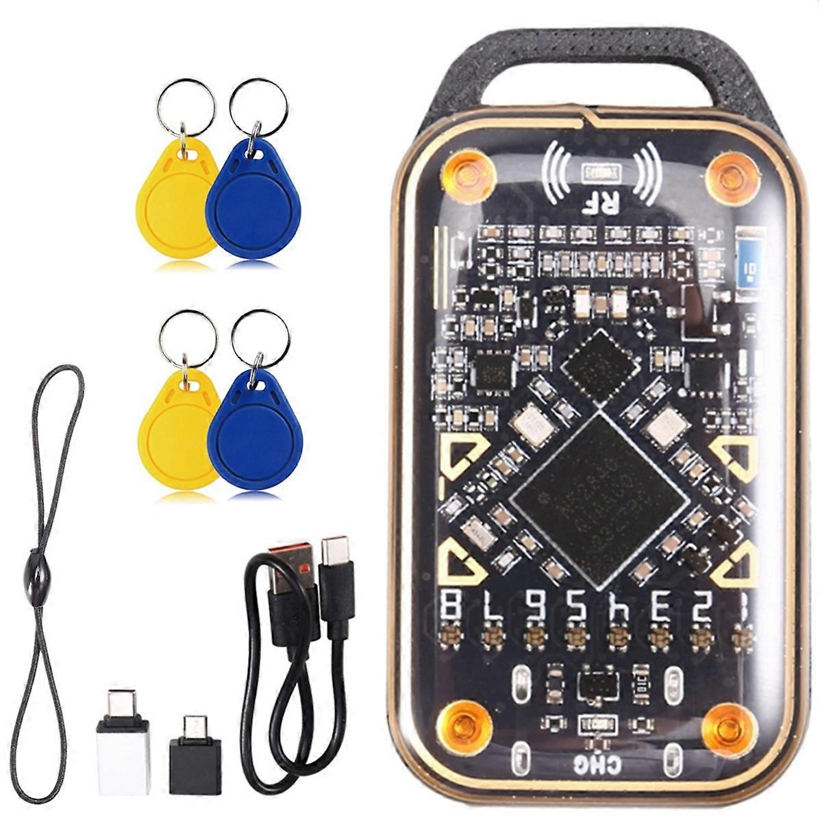 Chameleon Ultra Upgrade Smart Card Emulator+4XCUID Keychain RFID Smart Chip Reader 125K 13.56Mhz Car