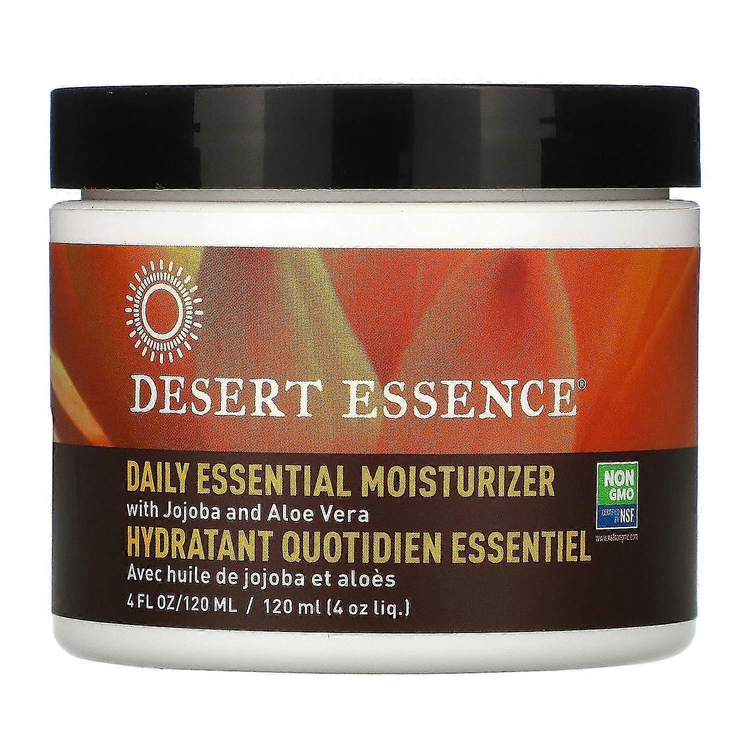 Desert Essence, Daily Essential Moisturizer, 4 fl oz (120 ml)
