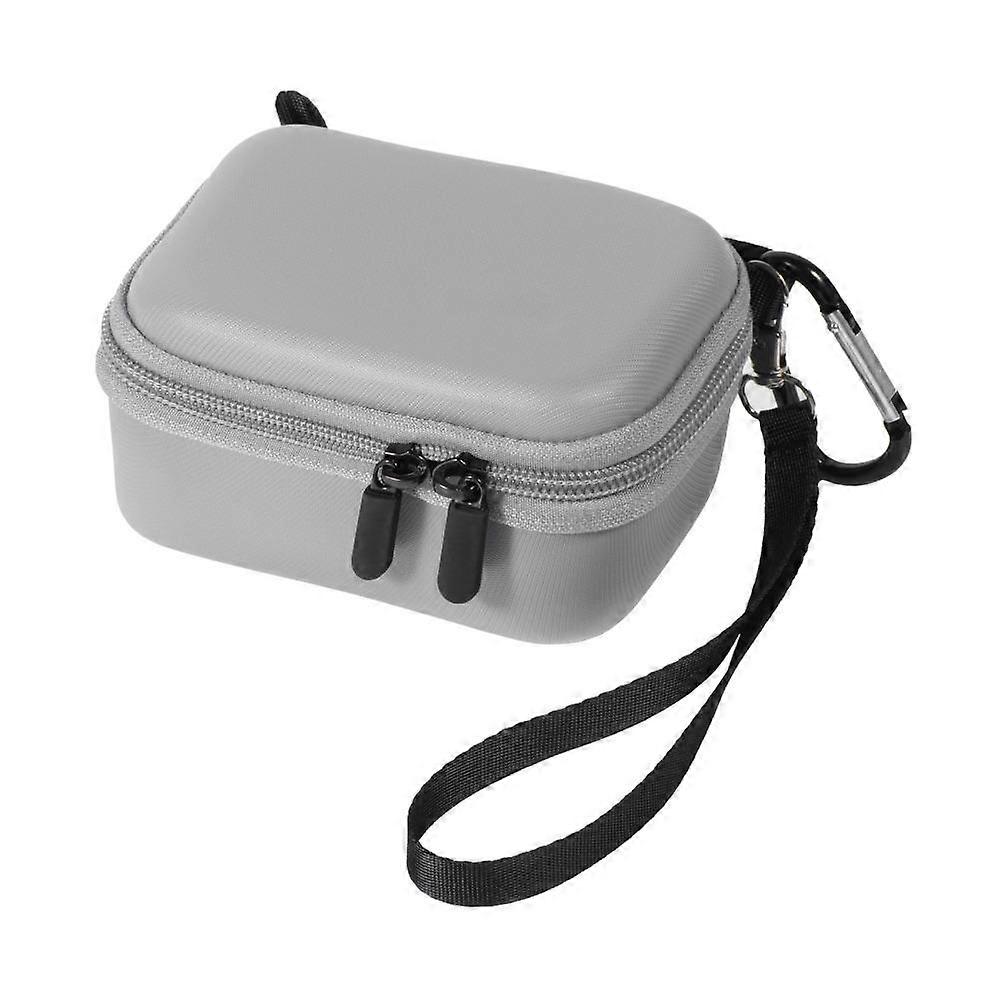 For Insta360 Go Ultra Case Hard Shell Protective Cover with Lanyard Carabiner Waterproof Portable PU Storage Bag