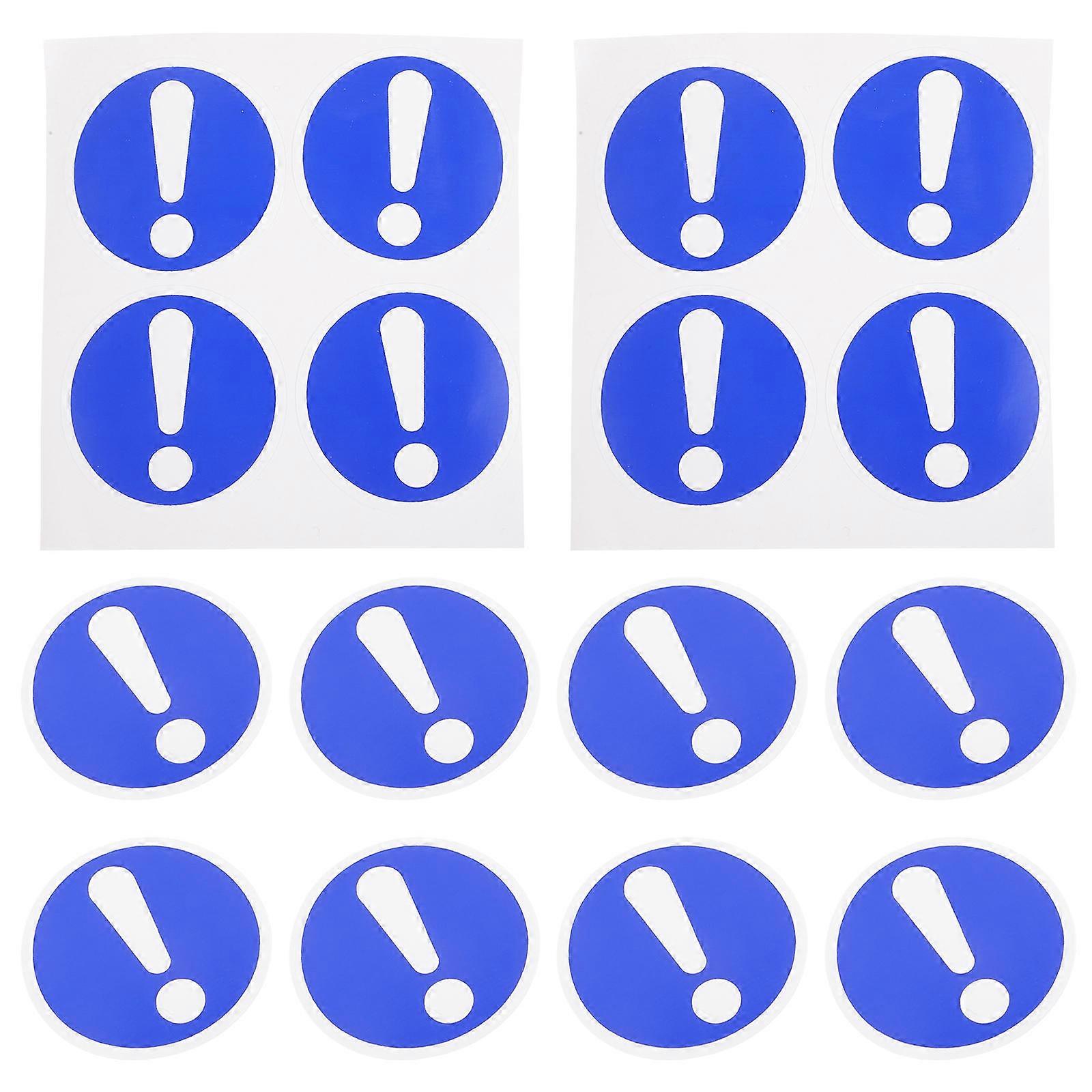 Warning Sticker PVC Machine Safety Warning Stickers Label Decals 4Pcs