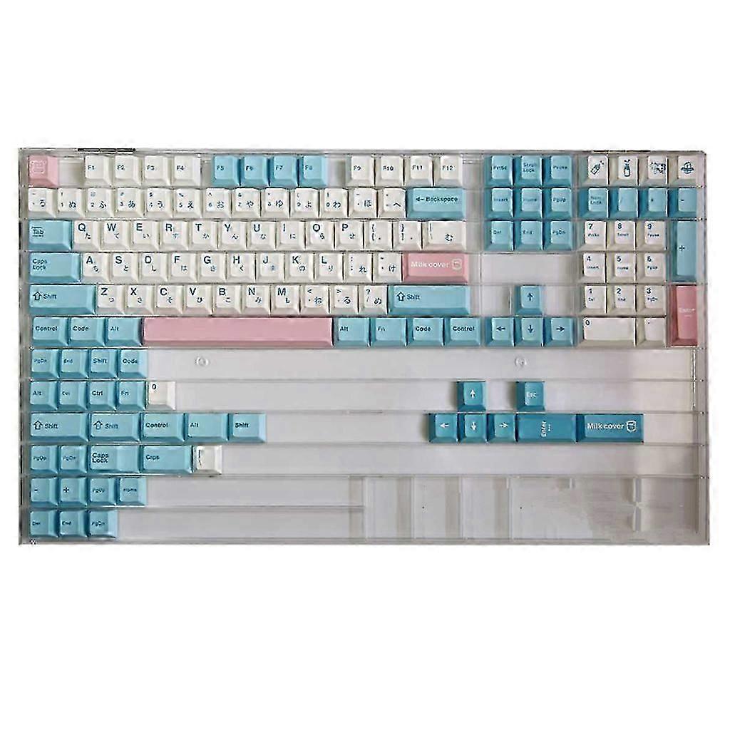 140 Keys PBT Keycaps Cherry Profile DYE-SUB Keycap For Cherry MX Switch Mechanical Keyboard Milk Theme Keycap