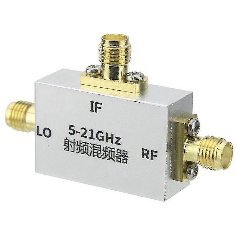 5-21GHz RF Frequency Mixer Up and Down Frequency Converter C/X/KU Band Mixer RF Accessory with SMA-K