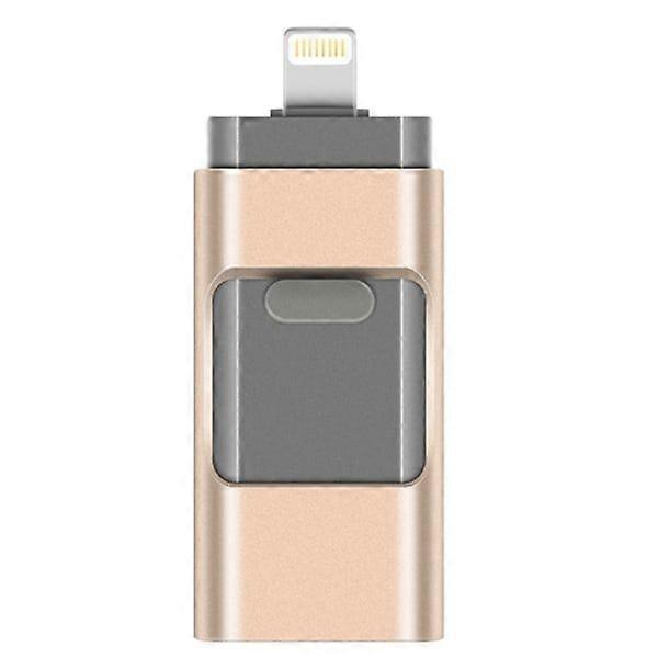 Micro-USB/Lightning Memory - (256GB) Gold