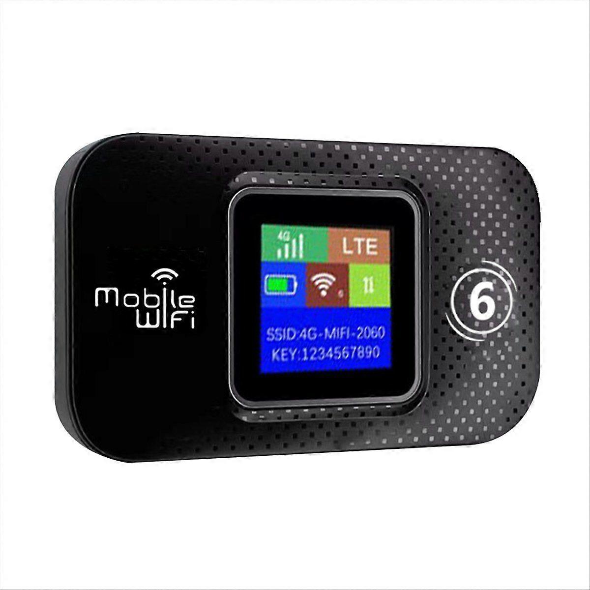 Pocket MIFI 4G LTE Router Color Screen WiFi6 Wireless Router 150Mbps Hotspot WiFi Modem Car Mobile