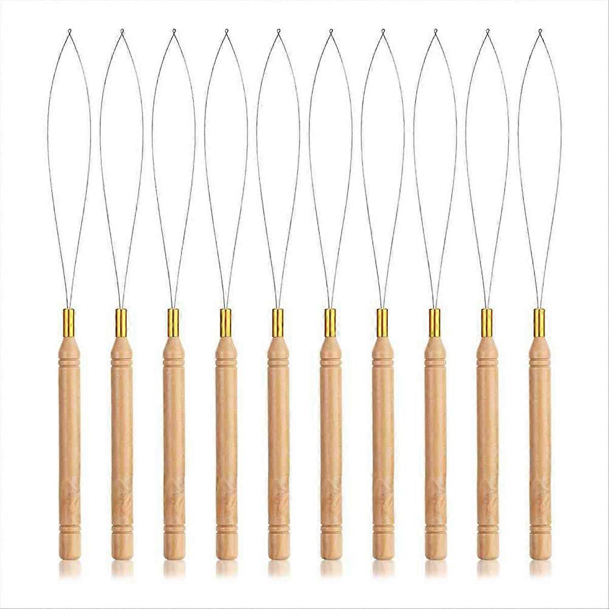 ヘアエクステンションループニードルスレッダー引っ張りフック、ニードルスレッダー