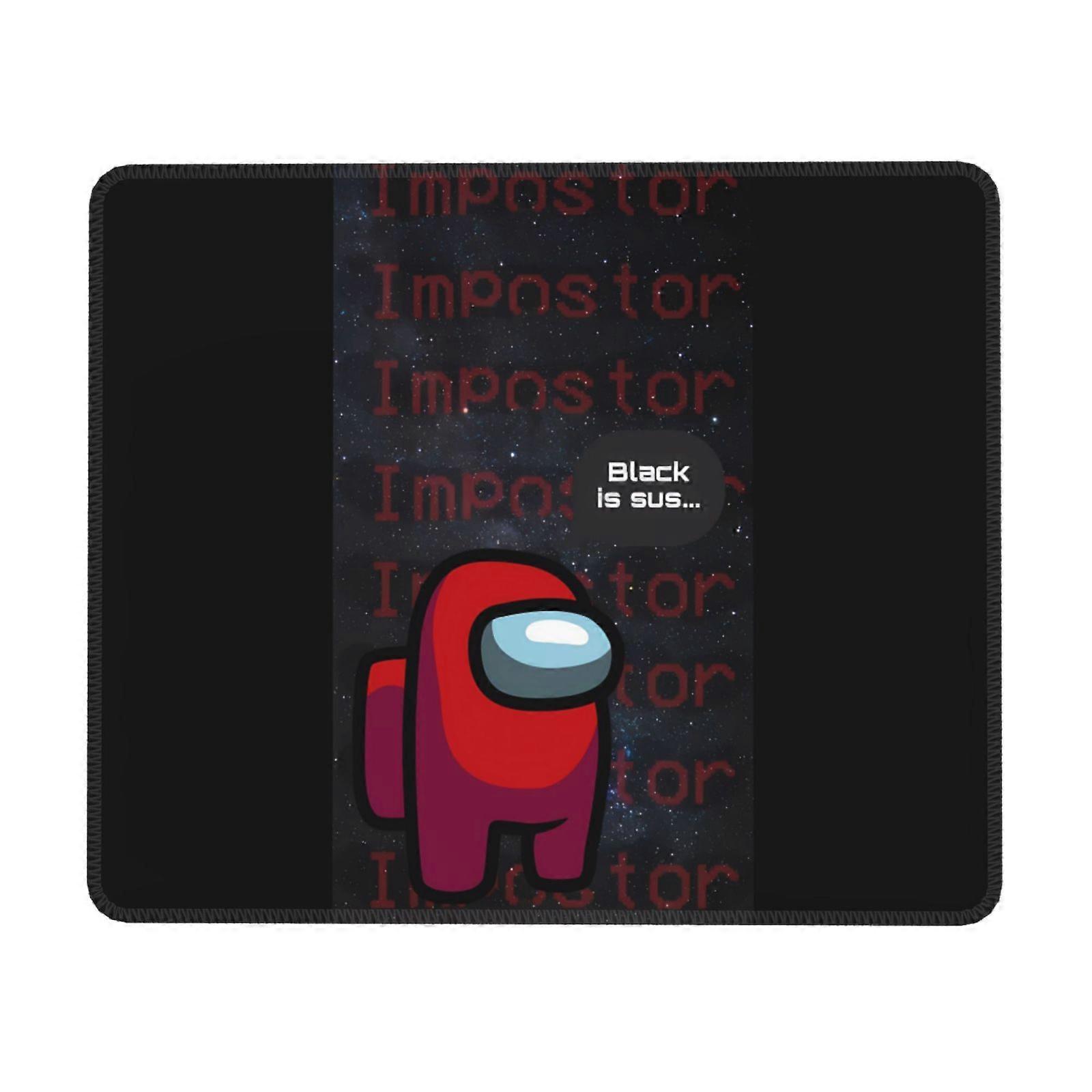 Among Us Mauspad mit Gummirand, Schreibtischunterlage, Schreibunterlage, Multicode-Gamepad für Computer und Laptops