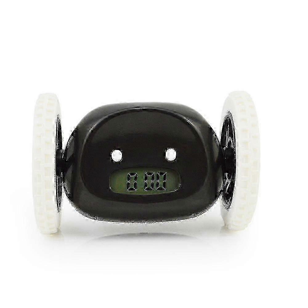 Extra Loud Alarm Clock on Wheels for Heavy Sleepers - Funny Rolling Run-Away Moving Jumping Clock