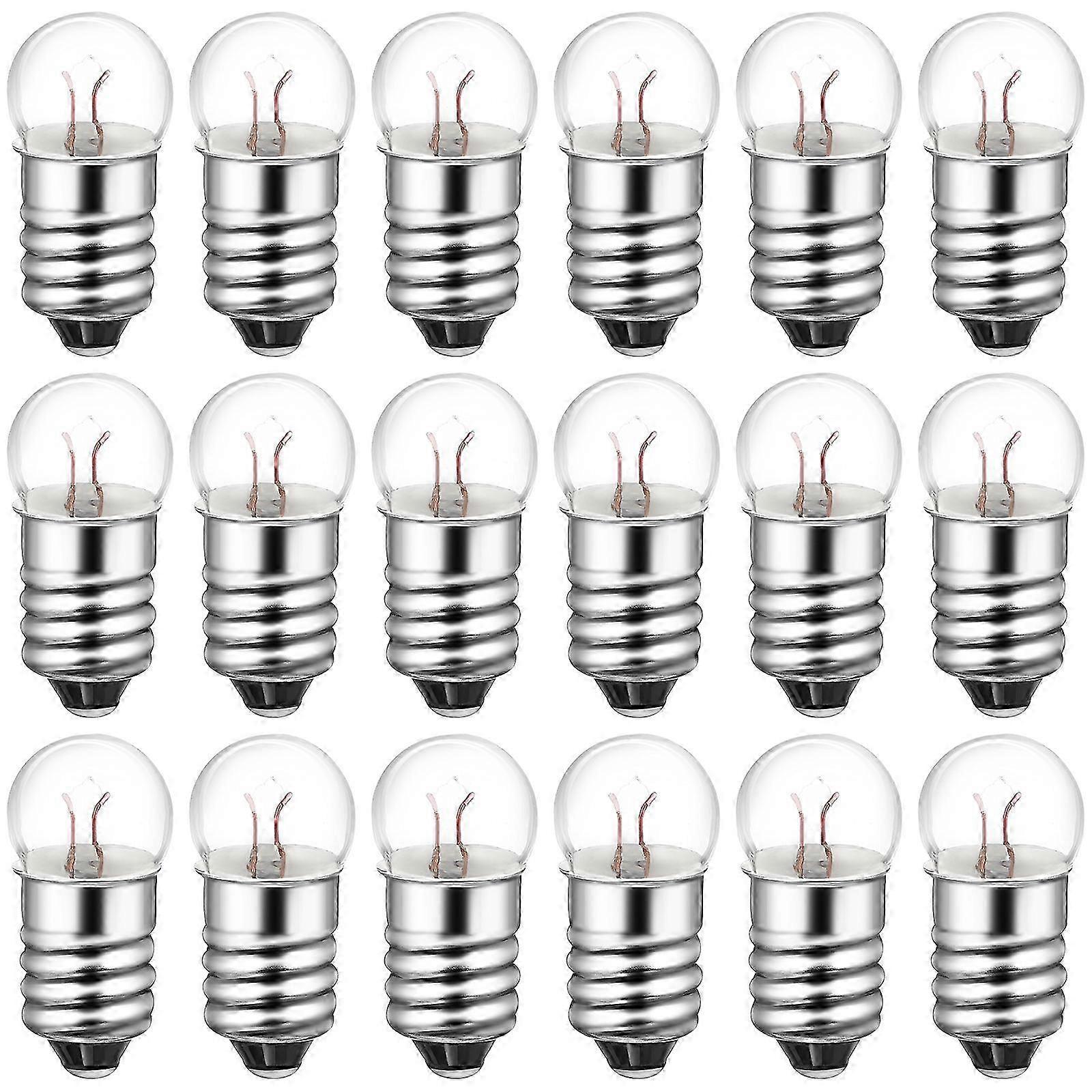 2025 50pcs Small Light Bulbs Electrical Experiment Bulb Flashlight Light Bulb 1.5V