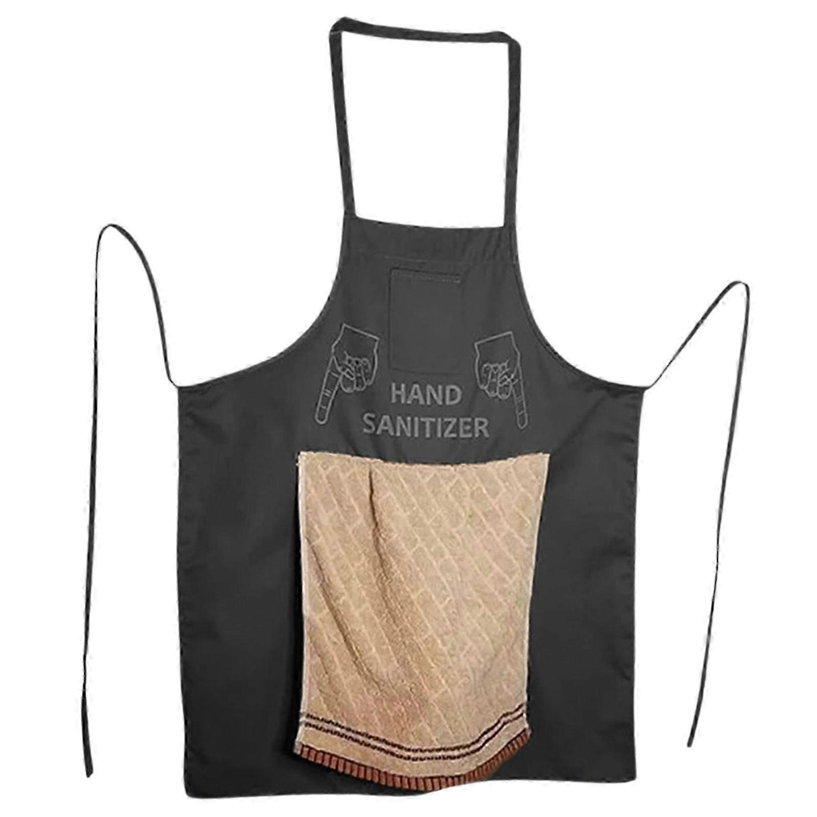 Surprise pocket apron for grill masters, fun cooking prank gift