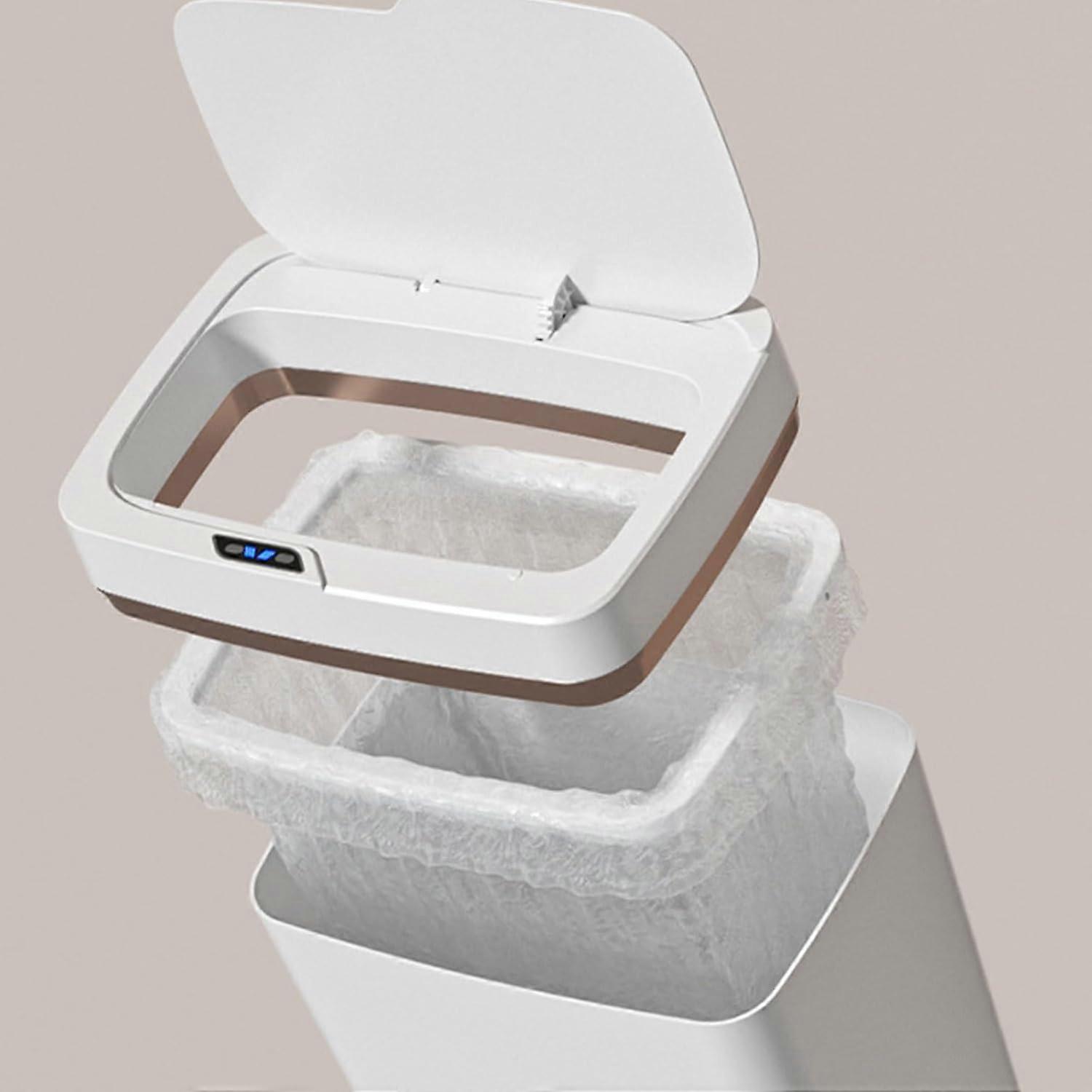 Sensors Activated Trash Can 15L/18L Rechargeable NoTouch Sensor Bin For Kitchen And Bathroom