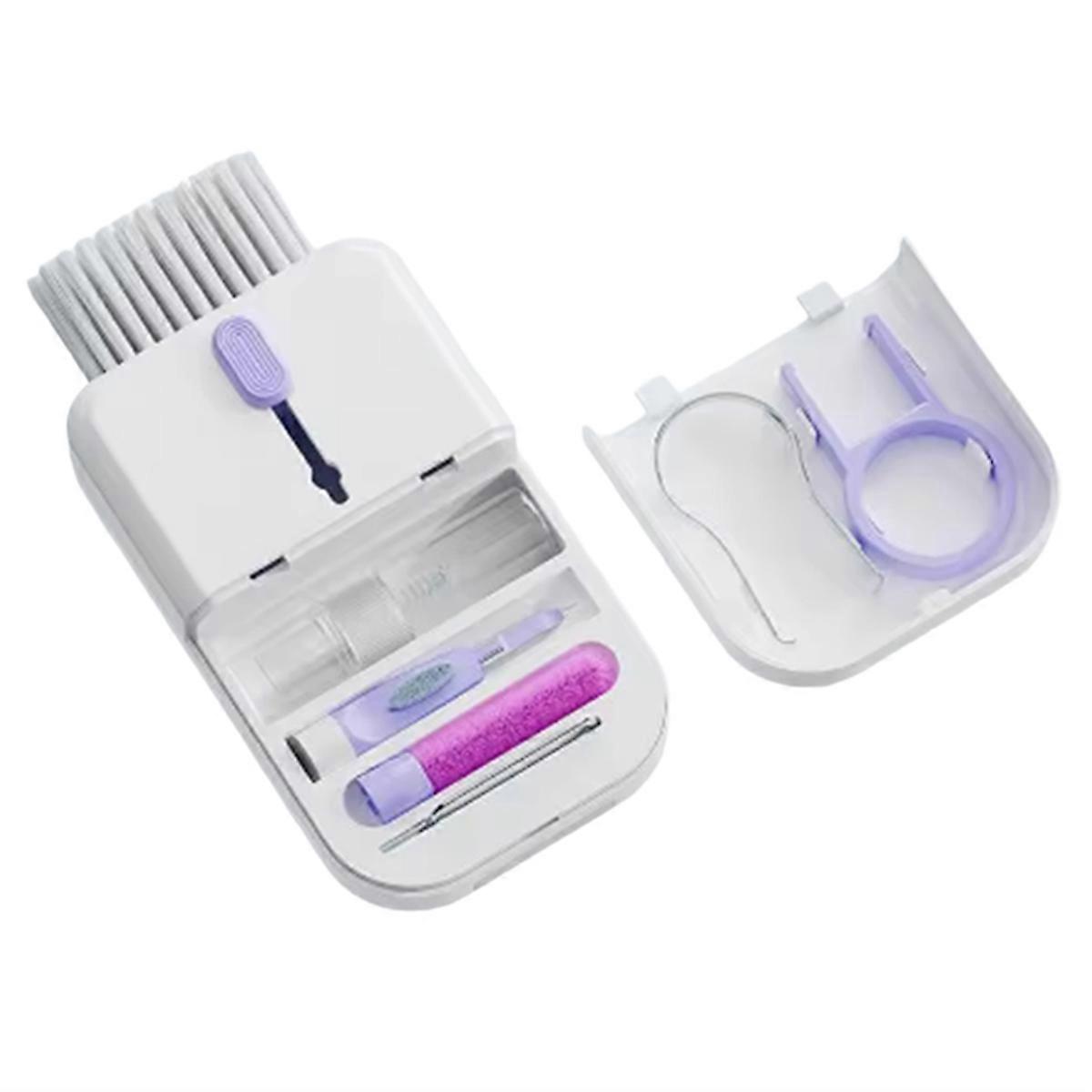 11-in-1 Computer Keyboard Cleaner Brush Kit Bluetooth Earphone Cleaning Pen for Headset Cleaning Tool Keycap Puller