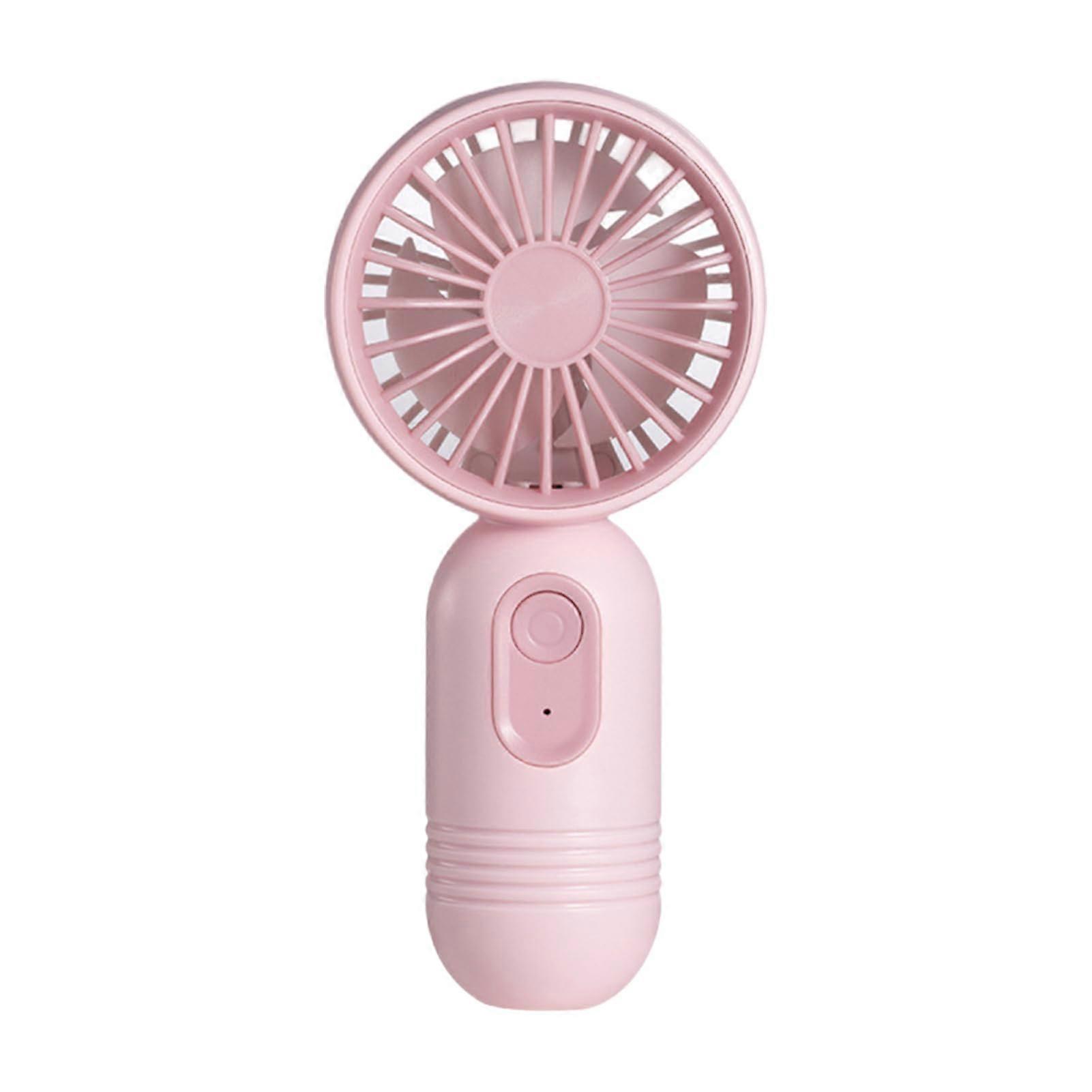 USB Rechargeable Mini Fan For Duct ABS Material Lightweight Silent Compact Portable