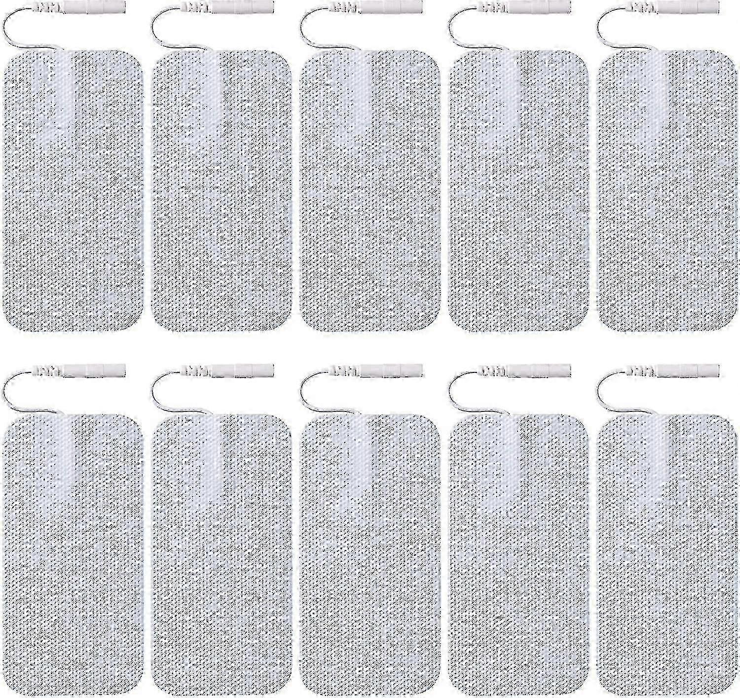 10 Pieces Large Electrode Pads For Tens Unit Replacement Machine