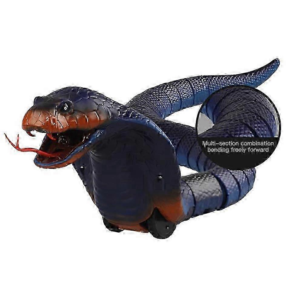 Nouveau jouet de serpent télécommandé RC & Robot Jouet de serpent électrique Déplacement rapide de faux serpent à sonnettes Halloween