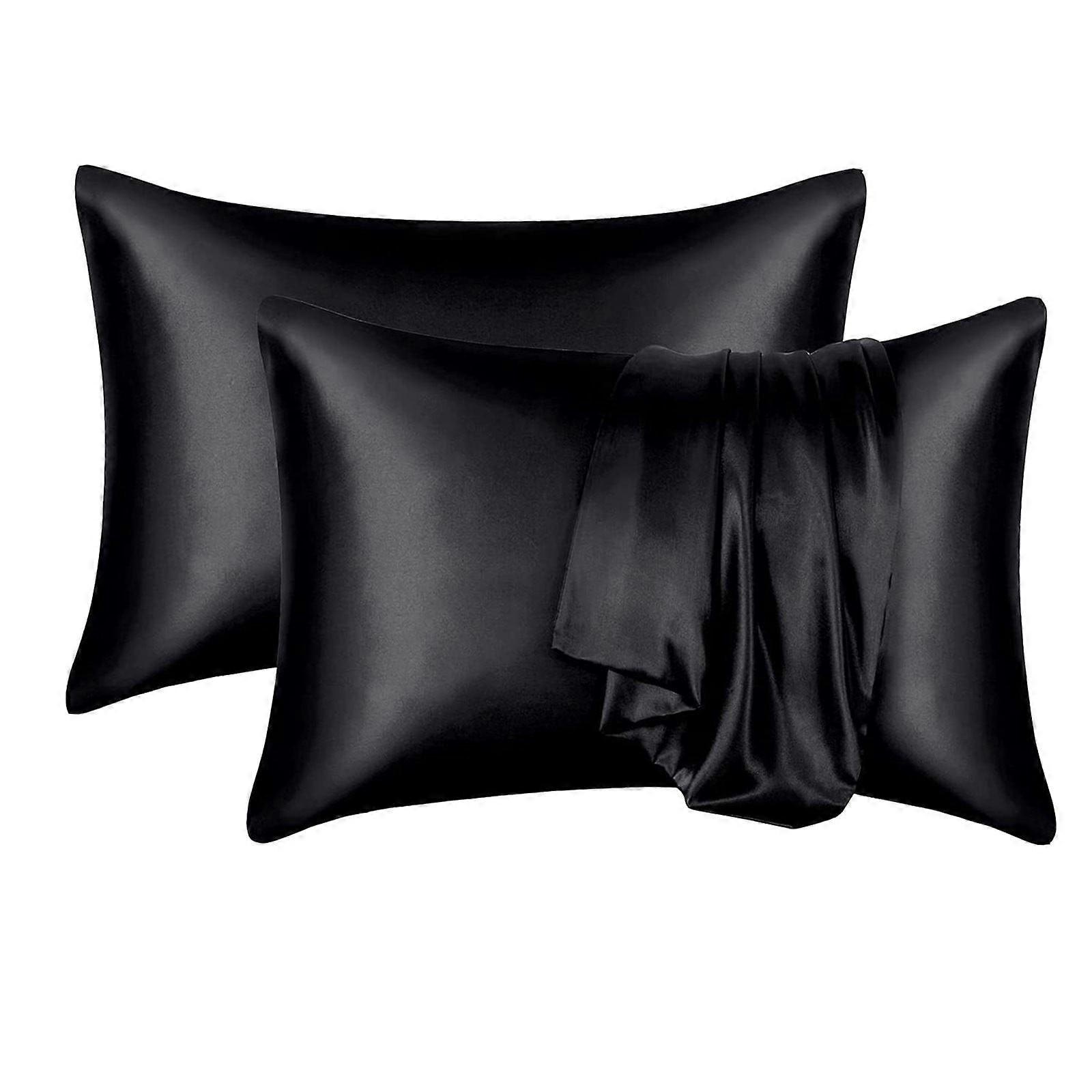 Generic Clearance Mediterranean Sty-le Furniture Pillowcases Silk Solid Color Ding Pillow Cover Envelope Pillow Cases Pillows One Pair Multi Color