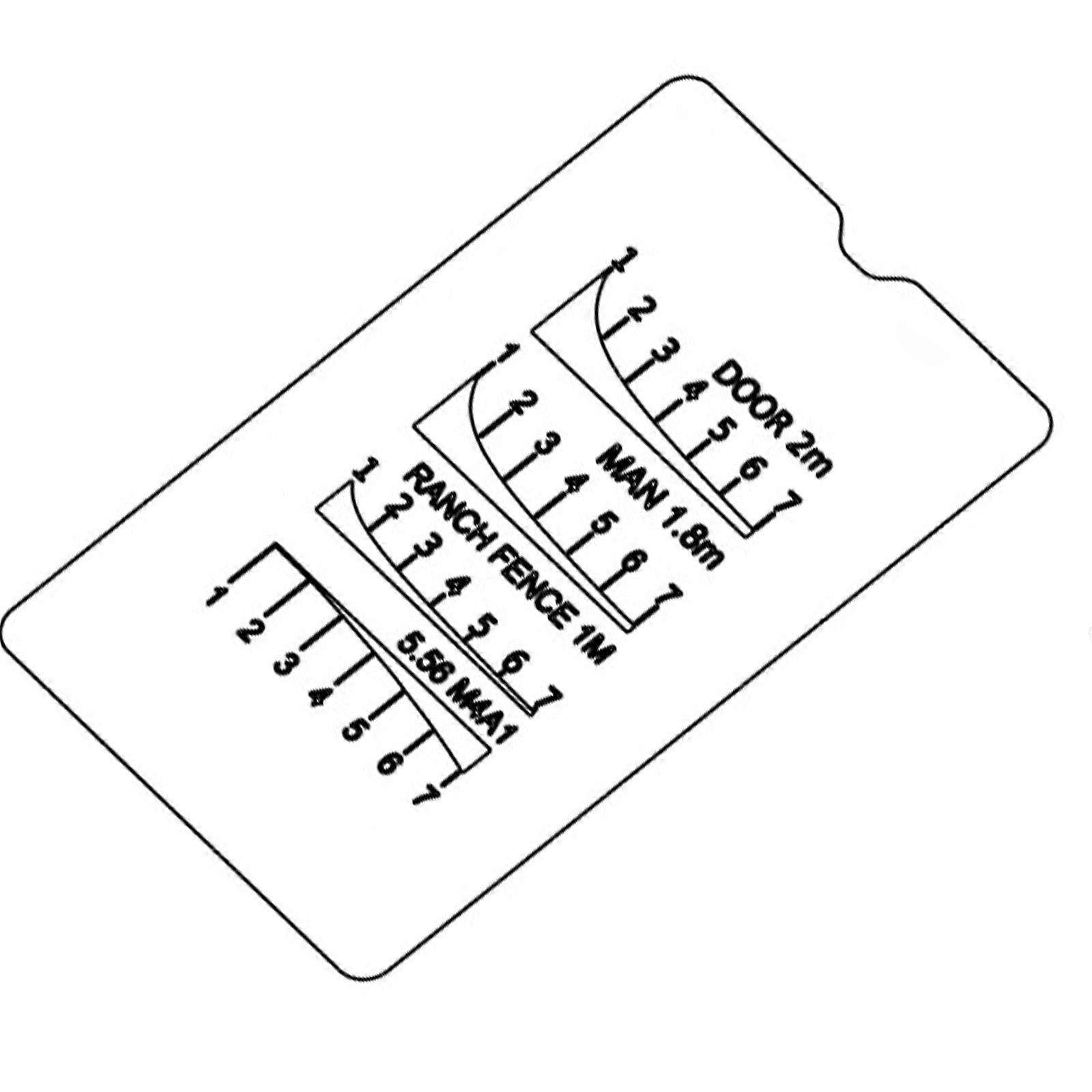 Easy to Read Distance Meter Efficient Versatiles Distance Measurement Tool for Precise Hunting Measurements Multicolor