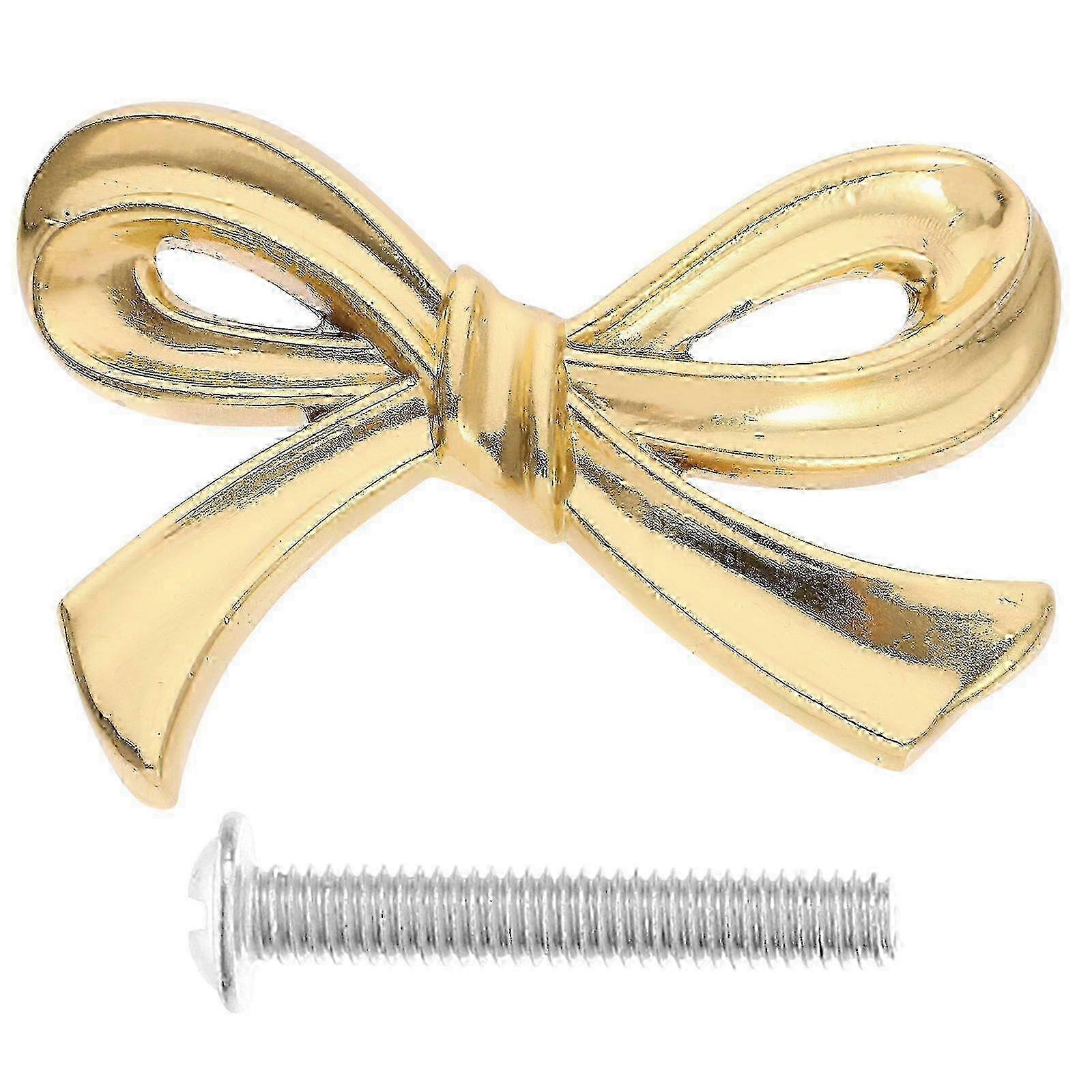 LM Vintage Drawer Knob Furniture Knob Door Handle Brass Bowknot Decorative Drawer Handle AFJ 2025