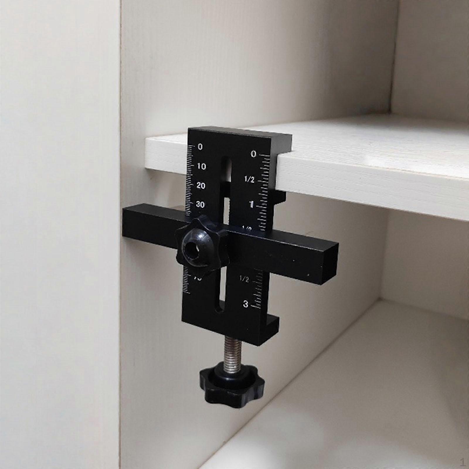 Cabinet Door Mounting Jig Edge Positioner Multifunction Accessories Hardware Positioning Tool for