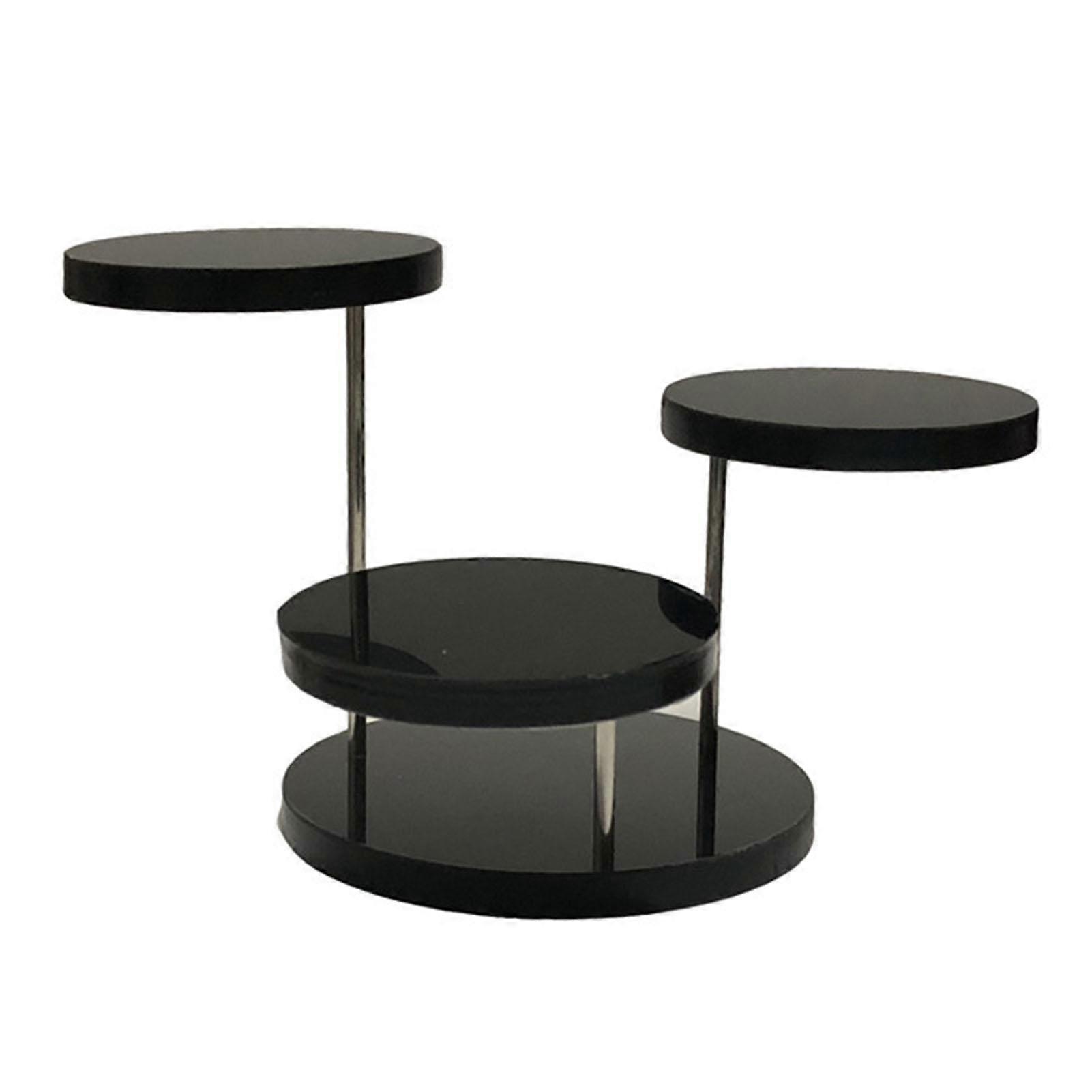 Round Jewelry Display Stand Multi Layer Ring Display Riser Stand Cake Dessert Rack Party Decorative