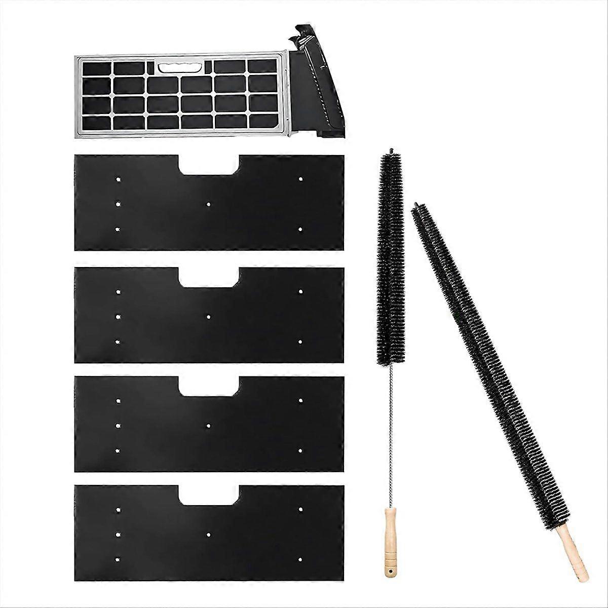 6 Pcs GE Washer Dryer Combo,WH01X35719 Lint Filter Replacement with Vent Brush,Filter for Ge