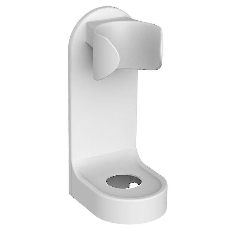 1pc Gravity Induction Plastic Toothbrush Holder / Self Adhesive Wall-mounted White
