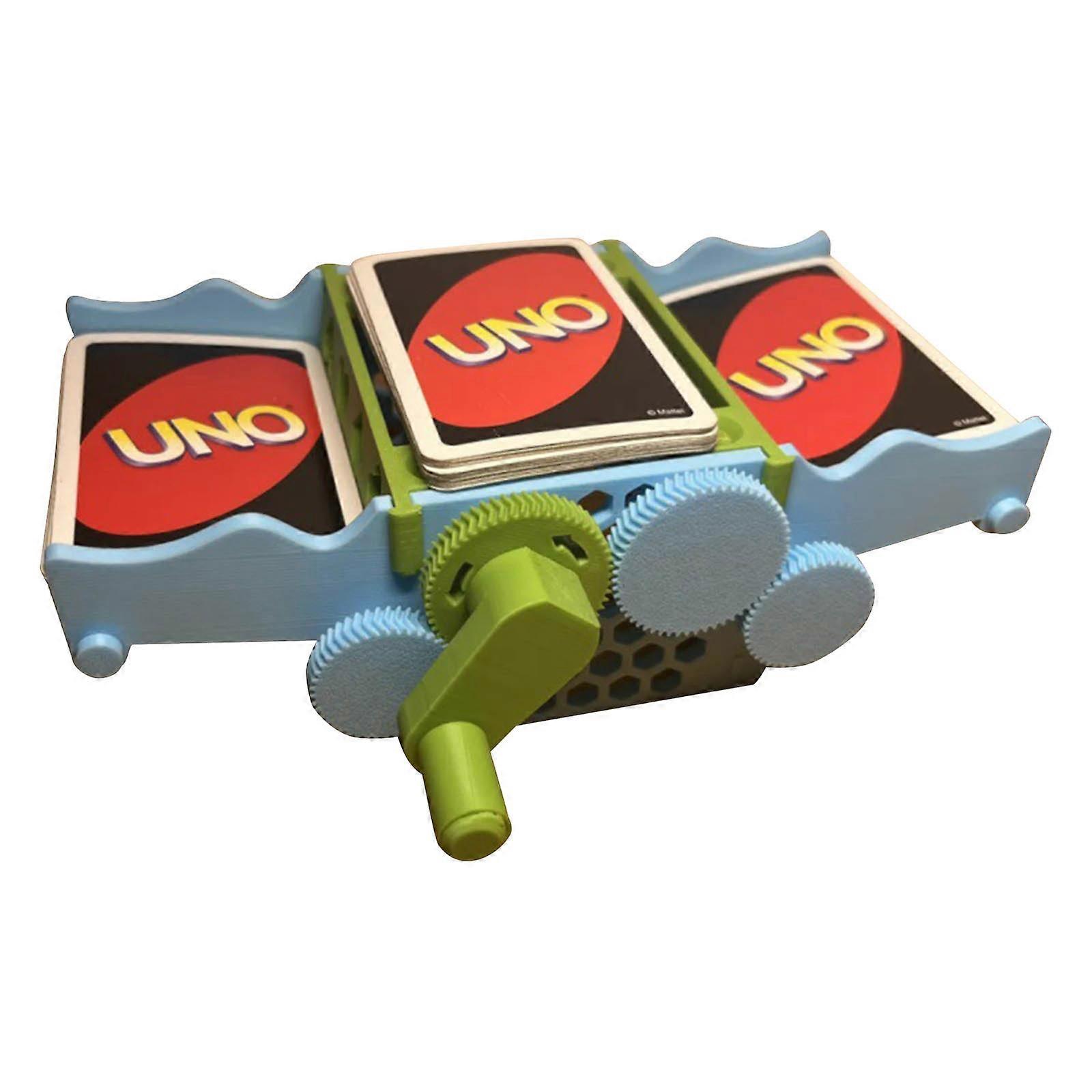 Compacts Card Shuffling Machine Effortlessly Game Setups Quick Mixing Action Ideal for Home Parties Camping Travel Multicolor