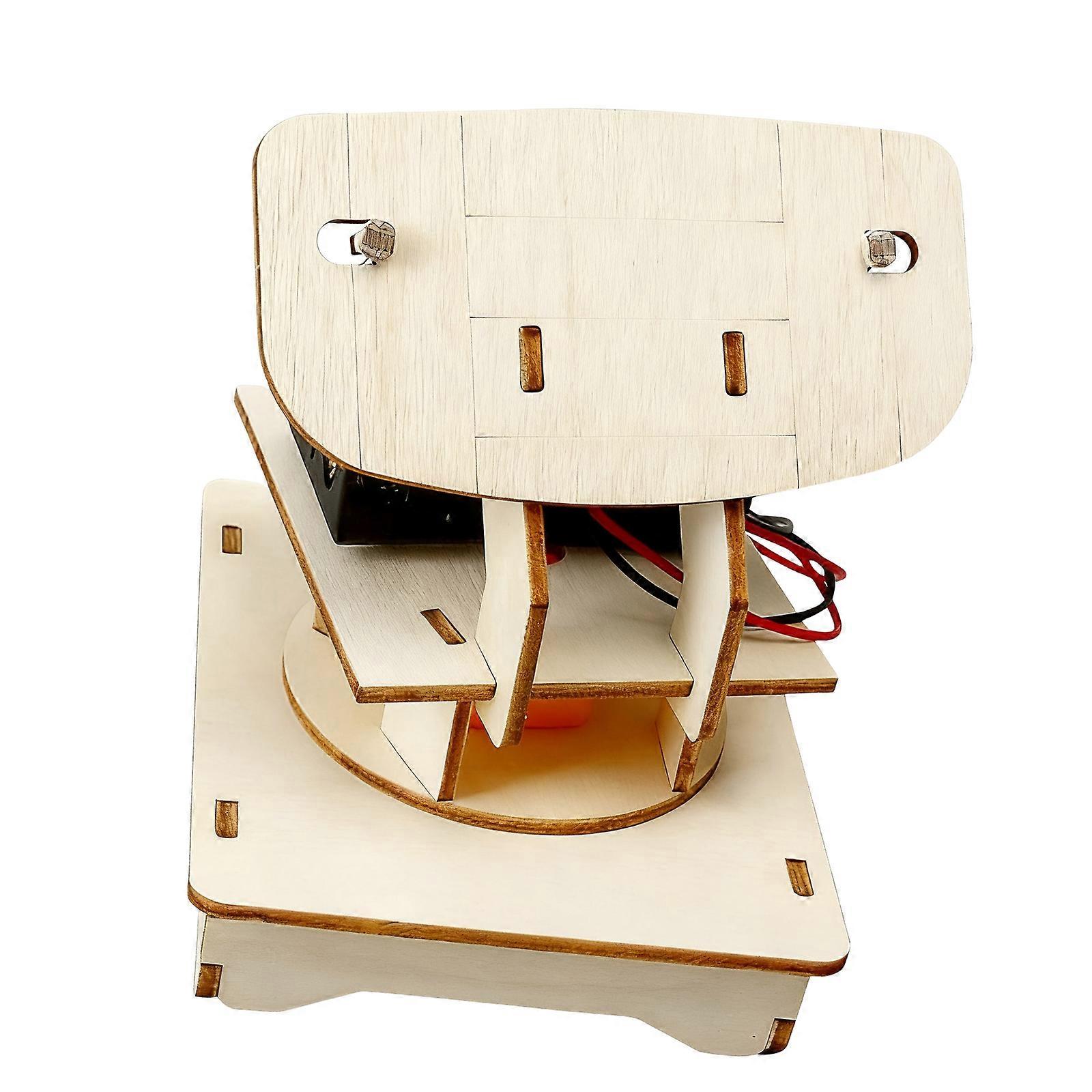 Assembly Wooden Lidar Model Set Wooden Lidar Model Physics Experiment Science Classroom Teaching Aid For Students Kid Multicolor