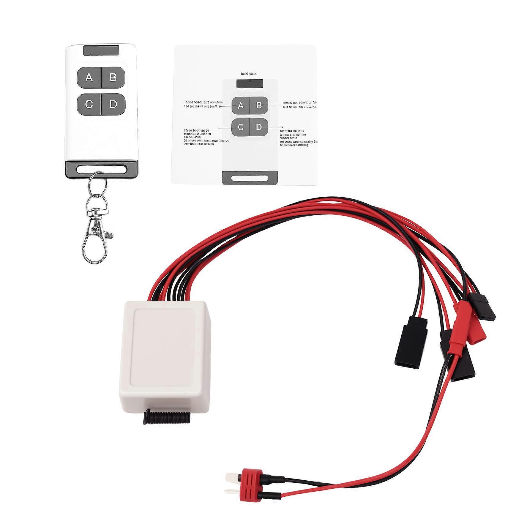 RC Car Winch Control Wireless Remote Controller Receiver for 1:10 RC Crawler Axial SCX10 D90 Tamiya CC01