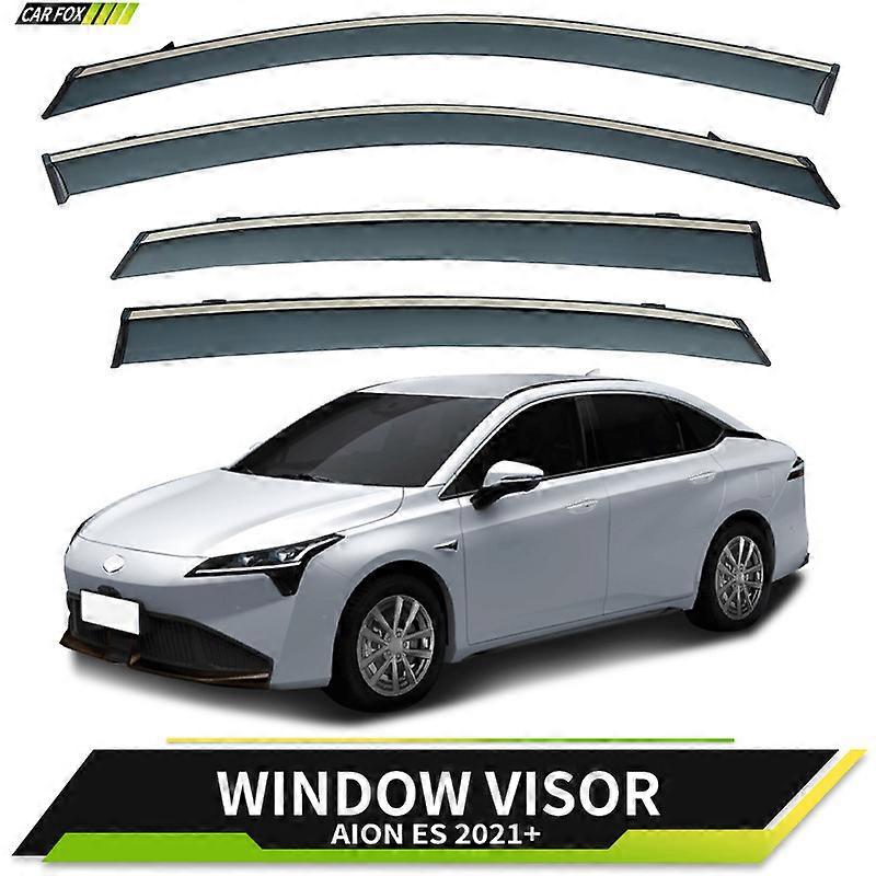 Door Visor For Aion ES MK1 2021+ CAR Window Visor Vent Wind Deflectors Visors Rain Guard Shades Visor