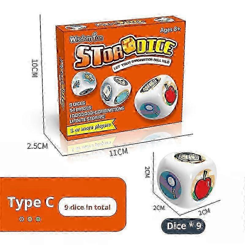 Acrylic Puzzle Picture Reading Game Story Dice Party Game To Improve Logic Language Picture