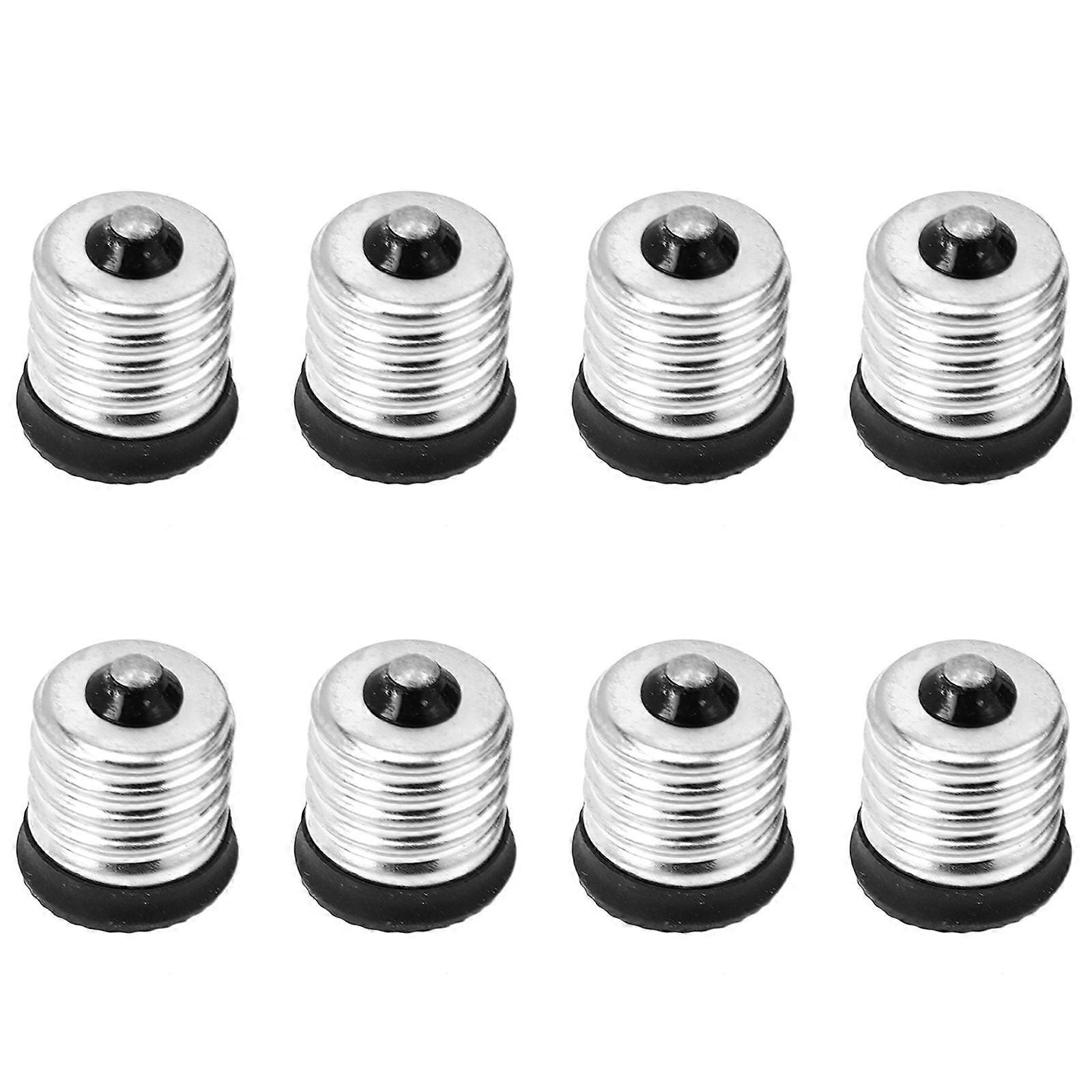8 Pcs Lamp Holder Convert Adapters Light Bulb Socket Converters (E17 to E14)