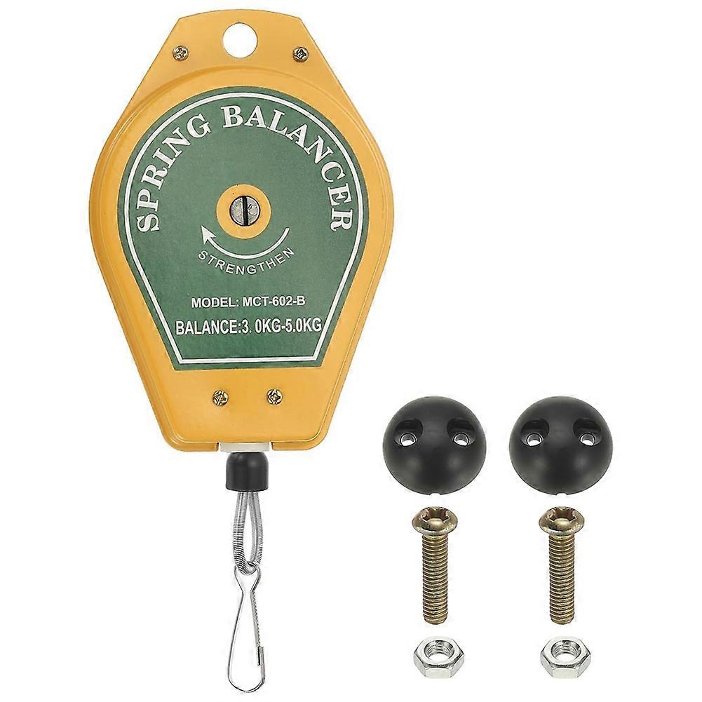 Retractable Spring Balancer, Bearing Spring Tool Load Balancer 4 Feet Adjustable Cable Retractor 6.6-11lbs (3-5kg)