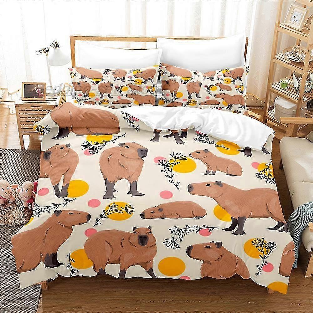 Kawaii Kapibary Bedding Set P