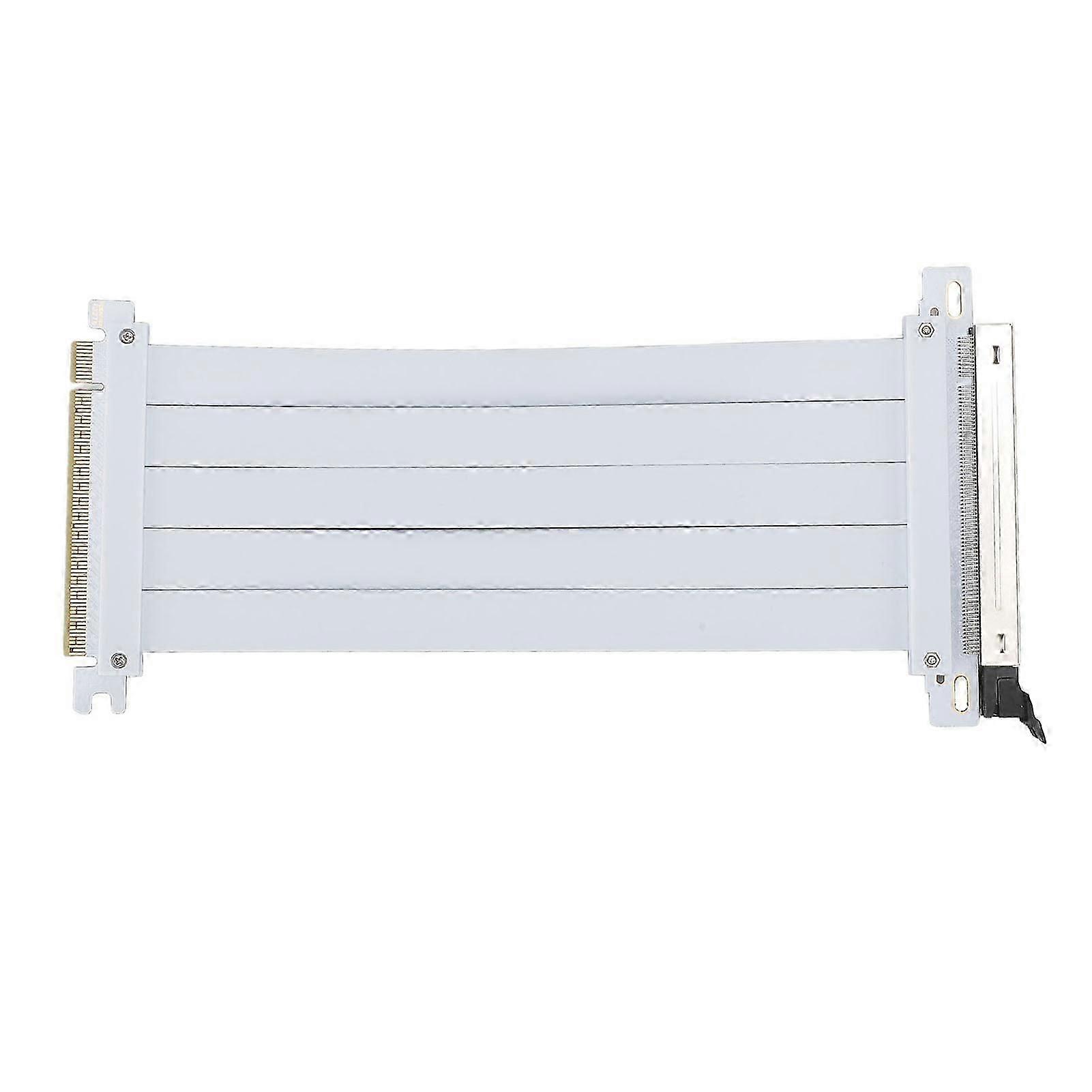 PCIE 5.0 X16 Riser Cable PCB 128Gbps High Speed Flexible GPU Extension Riser Cable Adapter Compatible with 4.0 3.0 2.0 1.0 40cm/15.75in