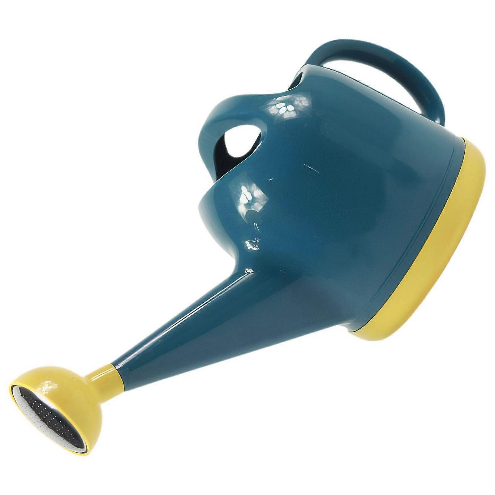 Garden Watering Can 4L Large Capacity with Detachable Nozzle Ergonomic Handle for Indoor Outdoor Plants Blue