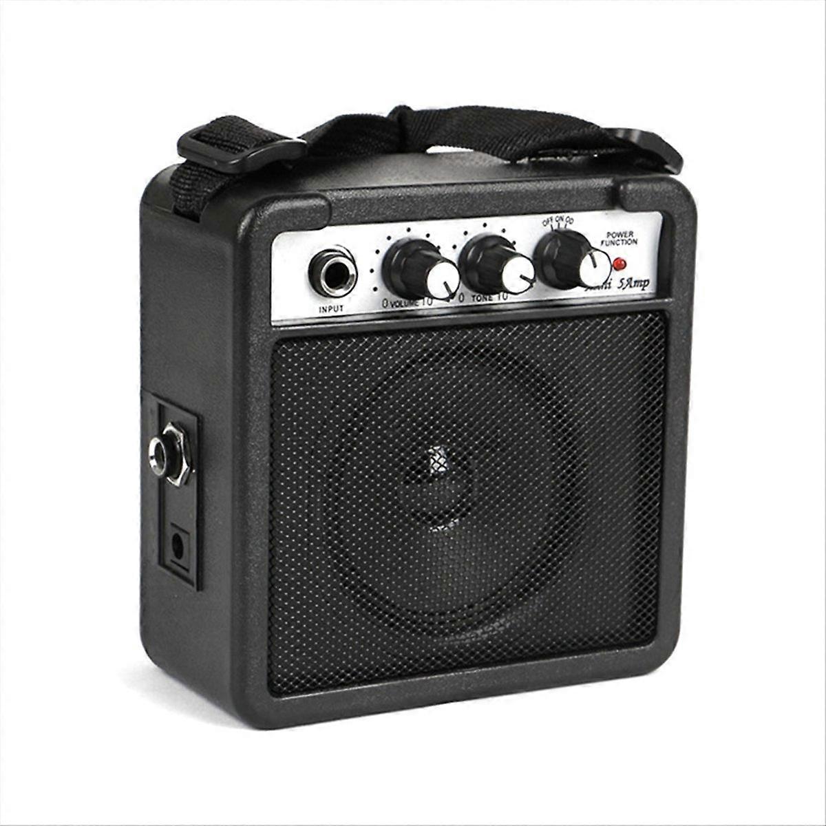 Amplificador de guitarra de 5 W com ajuste de volume e tom, overdrive
