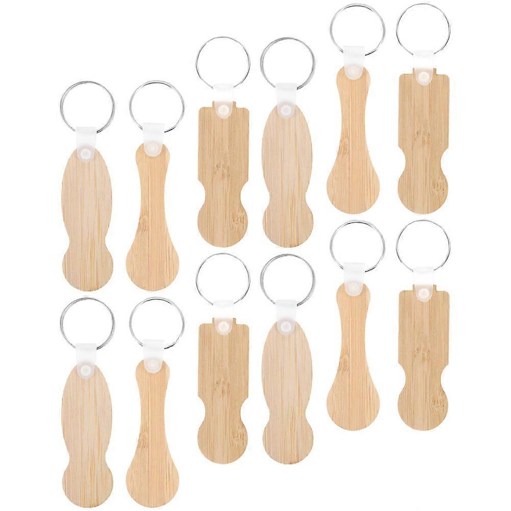 12pcs Key Rings Shopping Trolley Tokens  Cart Tokens Key Ring Tokens Trolley Removers