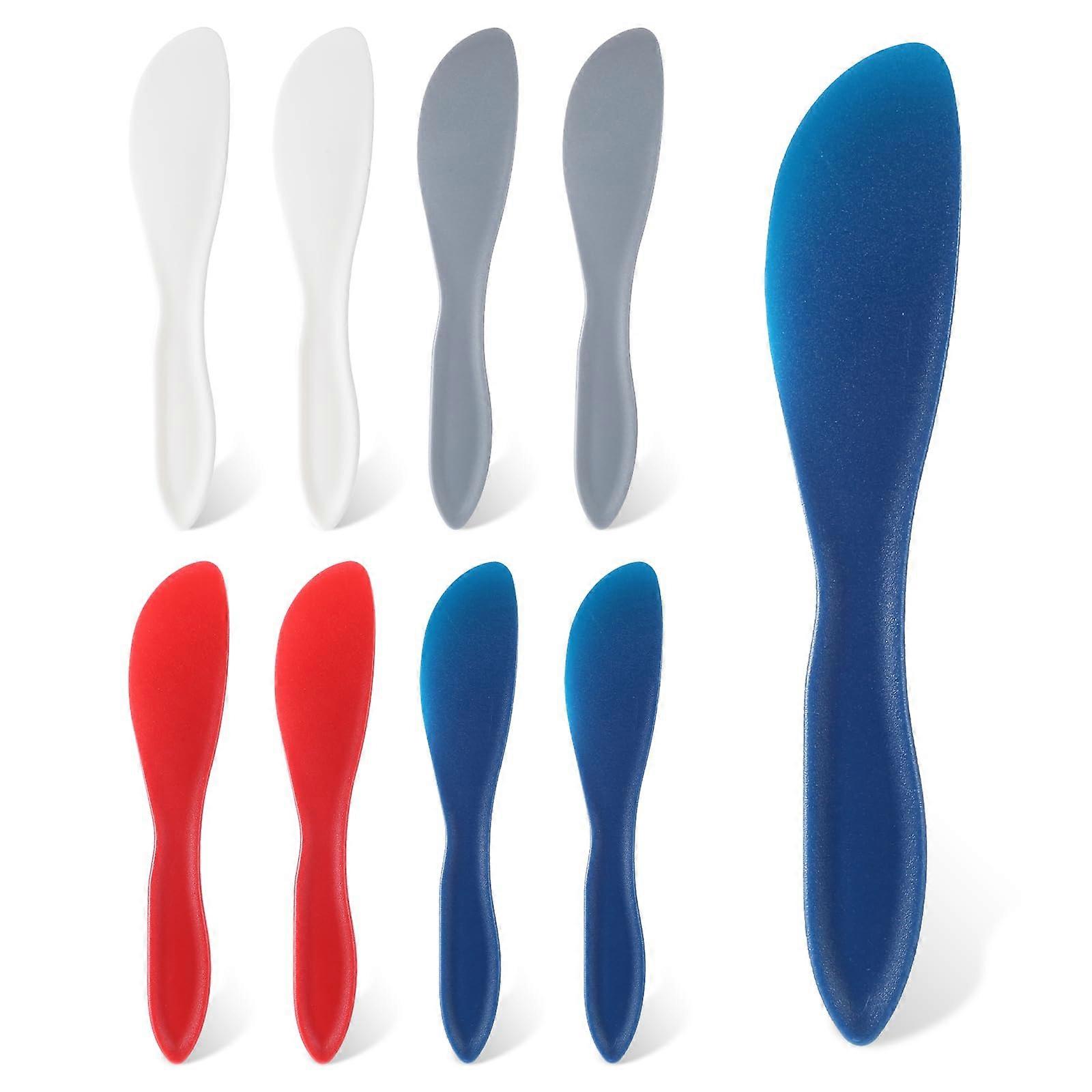 Plastic Butter Spreader Knife Set 8 Pieces MultiColor Durable FoodSafe Plastic for Kitchen Use