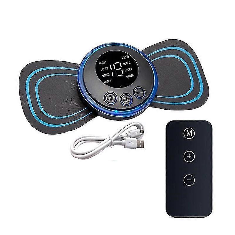 Muscle Relaxation Massager for Cervical Area, EMS Electric Patch with Low Frequency Pulse for Back