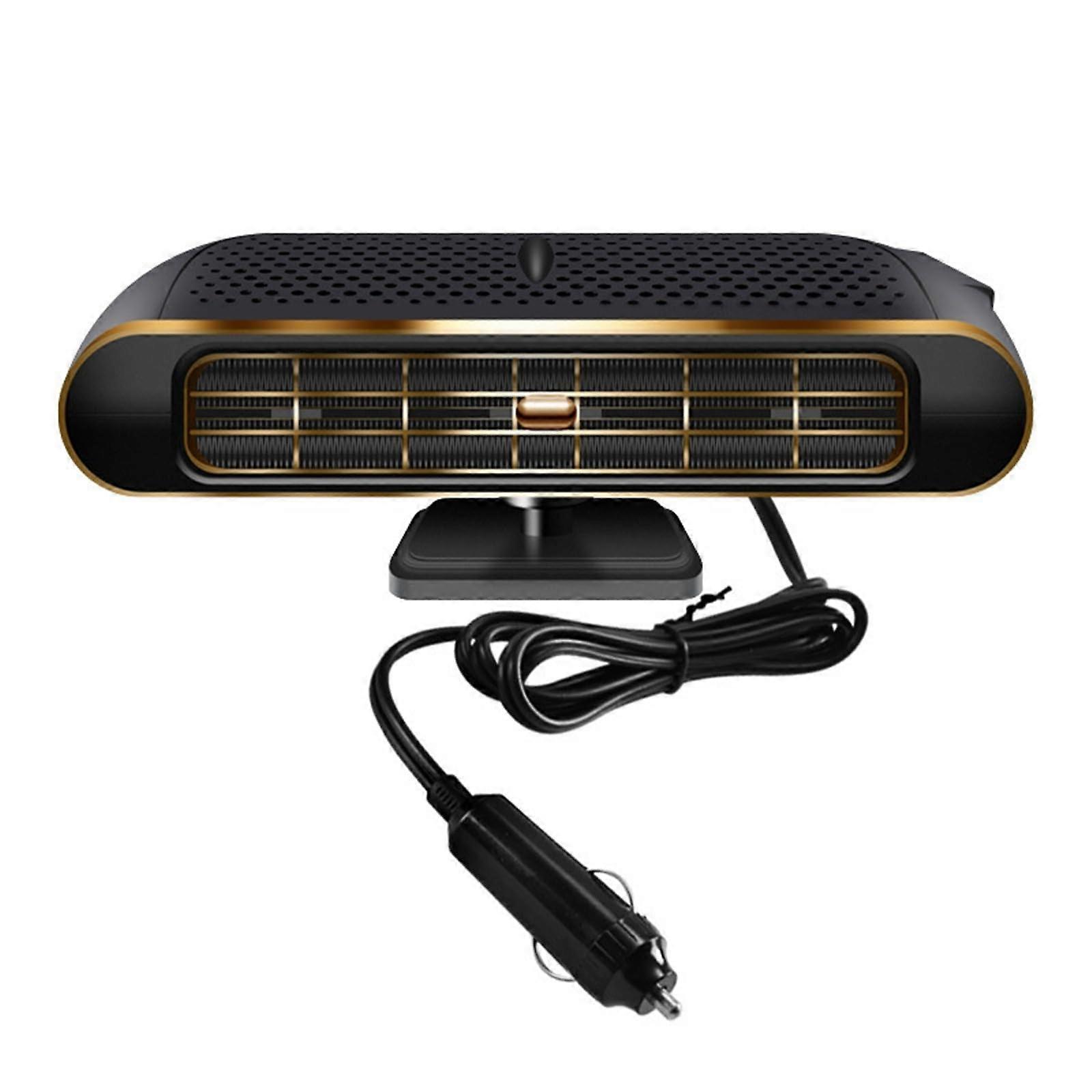 12V Car Heater and Defroster with Fast Window Defrosting, Dual Heating Cooling, 360° Adjustable Airflow